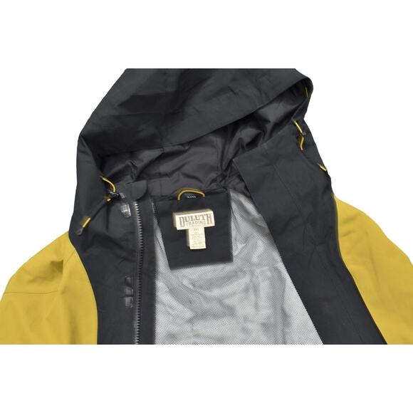 Duluth Trading Co Men's Size 3 Windbreaker Jacket Brown Polyester Cheetah Zip - Picture 5 of 9